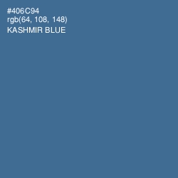 #406C94 - Kashmir Blue Color Image